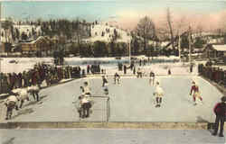 Weekly Hockey Game Sparta, NJ Postcard Postcard