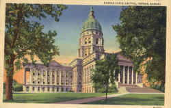 Kansas State Capitol Topeka, KS Postcard Postcard