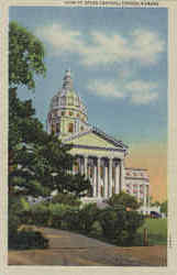 Kansas State Capitol Postcard