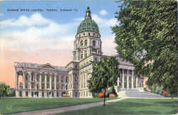 Kansas State Capitol Postcard