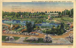 Reinisch Memorial Rock Garden, Gage Park Postcard