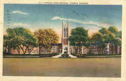 Topaka High School Postcard