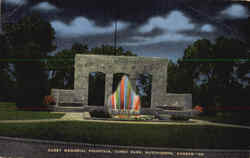 Carey Memorial Fountain, Carey Park Hutchinson, KS Postcard Postcard