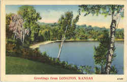 Greetings From Longton Postcard