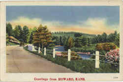 Greetings From Howard Postcard