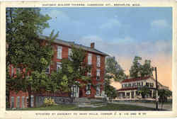 Historic Walker Taverns, Cambridge Jct. Postcard