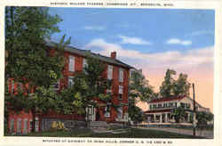 Historic Walker Taverns, Cambridge Jct. Brooklyn, MI Postcard Postcard