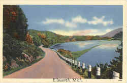 Greetings From Ellsworth Postcard