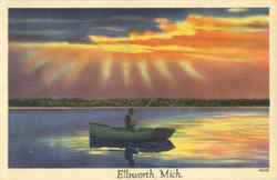 Greetings From Ellsworth Postcard