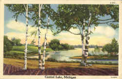 Greetings from Central Lake Michigan Postcard Postcard