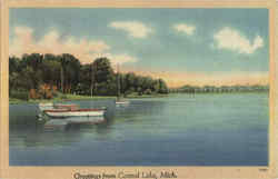 Greetings From Central Lake Michigan Postcard Postcard