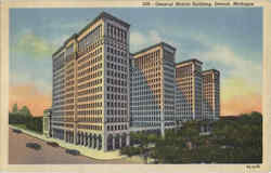 General Motors Building Postcard