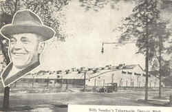 Billy Sunday's Tabernacle Detroit, MI Postcard Postcard