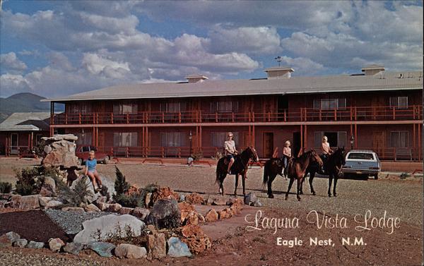 Laguna Vista Lodge Eagle Nest New Mexico C. M. Mongomery