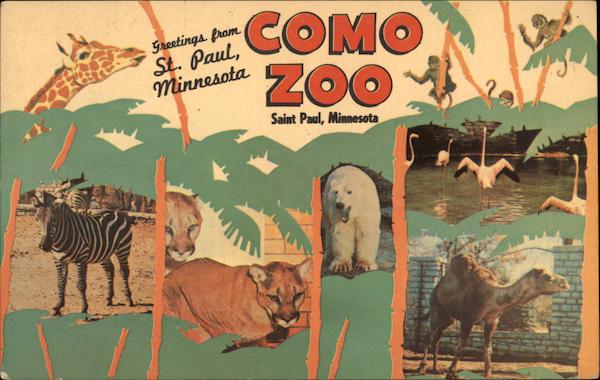 Greetings from Como Zoo, Saint Paul, Minnesota St. Paul