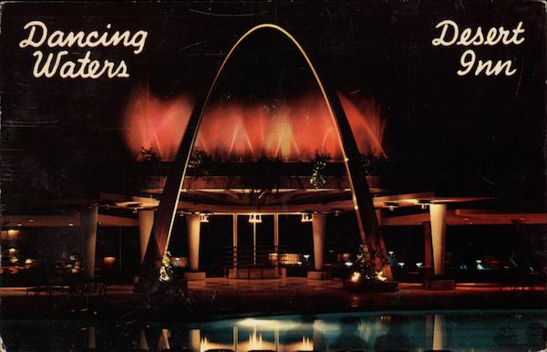 Dancing Waters, Wilbur Clark's Desert Inn Las Vegas Nevada