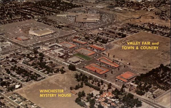 Valley Fair, Town & Country, Winchester Mystery House San Jose California