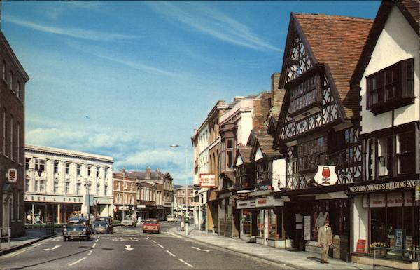 Fore Street in Taunton, England United Kingdom Somerset