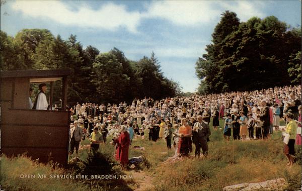 Open Air Service Kirk Bradden Isle of Man