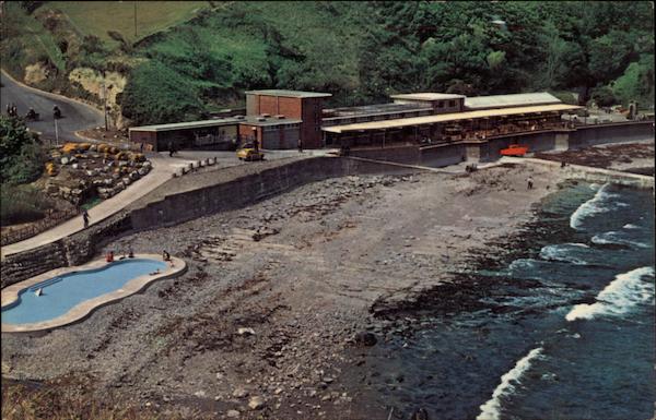 View of Resort and Beach Port Soderick ISLE OF MAN England
