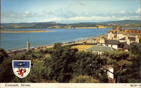 View over Town and Bay Exmouth England