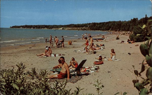 Woodland Beach Scene Georgian Bay ON Canada Ontario