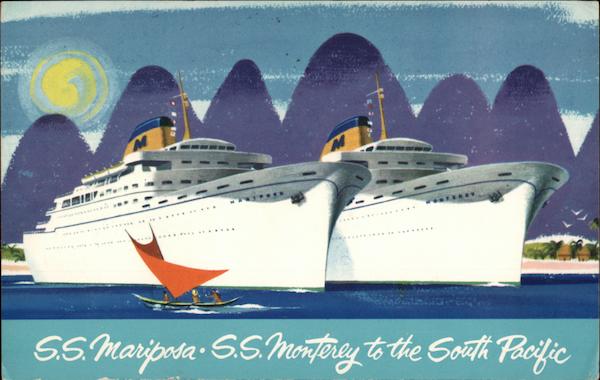 Matson Lines New Luxury Liners - Mariposa and Monterey