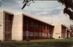 Broadhurst Hall, Southwestern College Winfield, KS Postcard Postcard