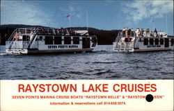 Raystown Lake Cruises Postcard