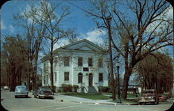 Soldiers and Sailors Memorial Library Building Postcard