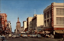 View of First Street Postcard
