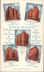 Ford Hotels Postcard