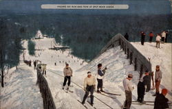 Hazard Ski Run and Tow, Split Rock Lodge Lake Harmony, PA Postcard Postcard