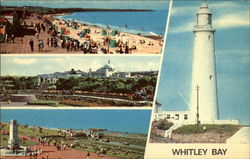 Various Views of Town Postcard