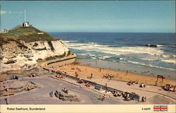 Roker Seafront Sunderland, England Postcard Postcard