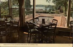 Dining-Room Overlooking the Swimming Pool Postcard