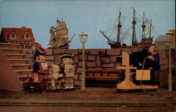 Larry the Lamb in Toytown Postcard