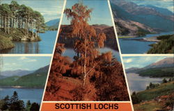 Various Scottish Lochs Postcard