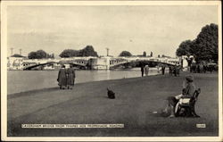 Caversham Bridge from Thames Side Promenade Postcard