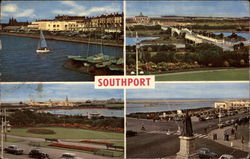 Scenic Views of Southport, England United Kingdom Lancashire Postcard Postcard