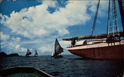 Sailing Boats Postcard