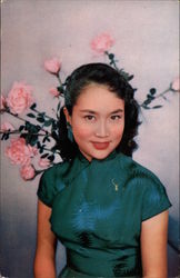 Woman in Oriental Dress Postcard