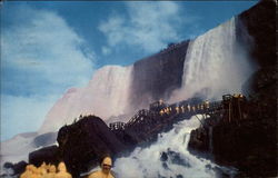 "Rock of Ages" is the real splendor of the Falls and Postcard