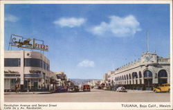Revolution Avenue and Second Street Postcard