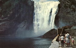 Chute Montmorency, Quebec, Canada Postcard