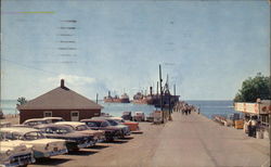 The Harbour and Government Dock in Leamington Postcard