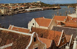 View of Willemstad Curacao, Netherland Antilles Caribbean Islands Postcard Postcard