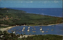 La Croabas Beach Fajardo, PR Puerto Rico Postcard Postcard