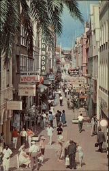 Shopping Mall in Heerenstraat Curacao, Netherland Antilles Caribbean Islands Postcard Postcard