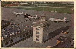 Airport - Madurodam Miniature City Postcard